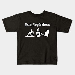 I'm A Simple Woman Kids T-Shirt